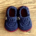 Crochet Patterns - Baby Boy Booties - The Sailor -..