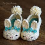 Toddler Bunny Slippers Tot Hops Toddler Crochet..
