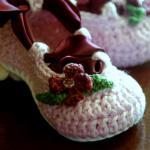 Crochet Baby Pattern Ballerina Ballet Booties Pdf..