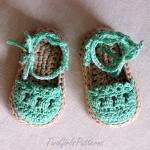 Crochet Pattern For Baby Espadrille Sandals -..