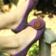 Crochet Pattern for Violet Womens House Slipper PDF - SIX sizes included - Womens 5 - 10 - Pattern number 205