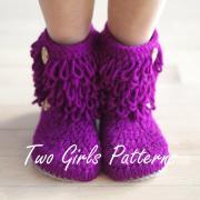 Furryluscious Women's Boots PDF crochet pattern - Women's 5 - 11 - Pattern number 213