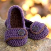 Toddler Crochet Pattern for The Valerie Slipper Toddler - Childrens Sizes 4 - 9 - ALL Six Sizes Included - Pattern number 206