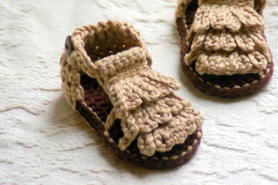 Moccasin Sandals Crochet Pattern Baby Booties Crochet Pattern 106