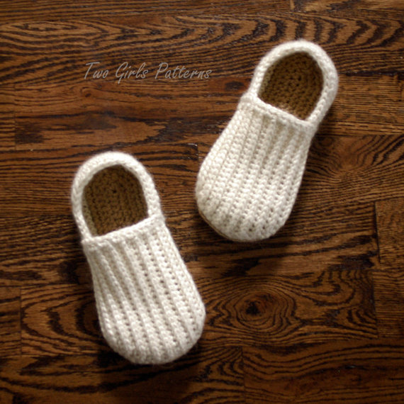 Crochet Pattern For Mens House Shoes The Lazy Day Loafers Crochet Pattern 105 - Includes U.s. Big Boys Sizes 3-7 And Mens Sizes 8-13