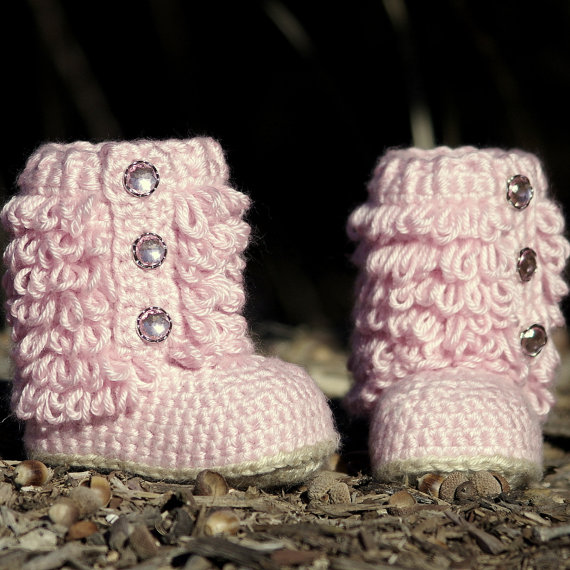 Crochet Pattern Little Diva Boot Toddler Childrens Sizes 4 - 9 - All Six Sizes Included - Pattern Number 201